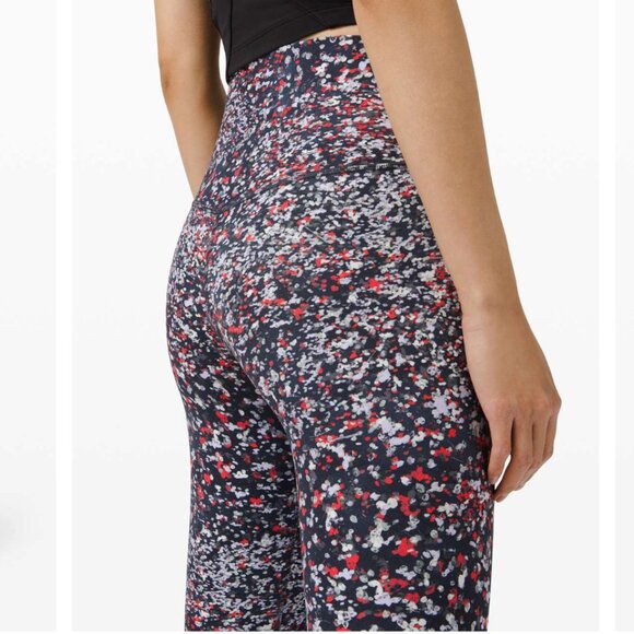 Lululemon Align Pant 28" Water Blossom Multi - Size 6 Leggings Red/Black/Gray - Picture 10 of 10
